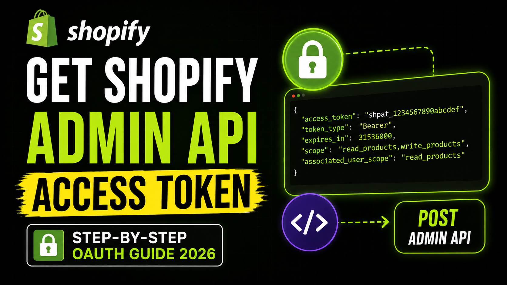 How to Get a Shopify Admin API Access Token (Step-by-Step)